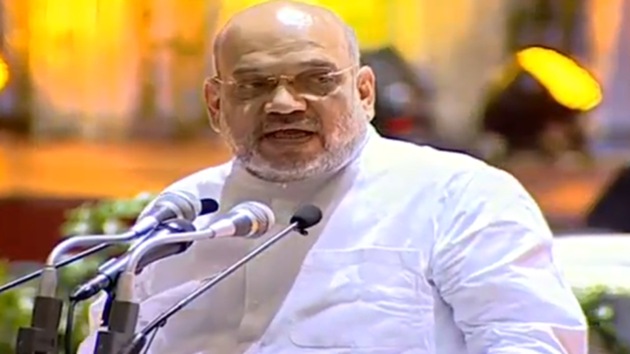 Home Minister Amit Shah has pitched the change, along with the conversion of the state into two union territories from October 31, as steps that would fast track development and end terrorism in the state. (Photo @ BJP4India) Home Minister Amit Shah has pitched the change, along with the conversion of the state into two union territories from October 31, as steps that would fast track development and end terrorism in the state. (Photo @ BJP4India)