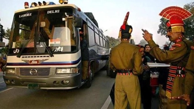 On Saturday, a senior Pakistani minister has announced to suspended the friendship bus service from Monday. A Delhi Transport Corporation (DTC) bus was scheduled to leave for Lahore on Monday 6 AM.(AP file photo) On Saturday, a senior Pakistani minister has announced to suspended the friendship bus service from Monday. A Delhi Transport Corporation (DTC) bus was scheduled to leave for Lahore on Monday 6 AM.(AP file photo)