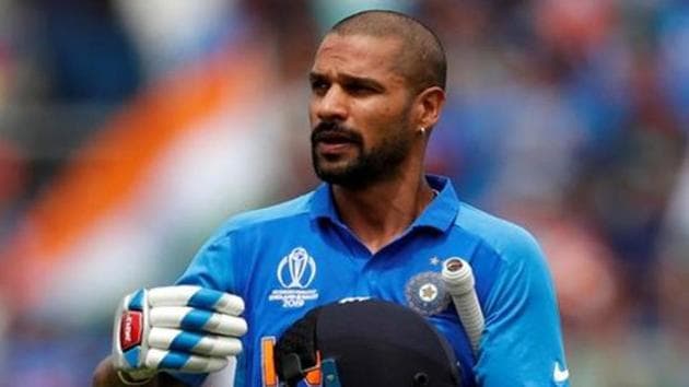 India's Shikhar Dhawan reacts after losing his wicket. (Action Images via Reuters)