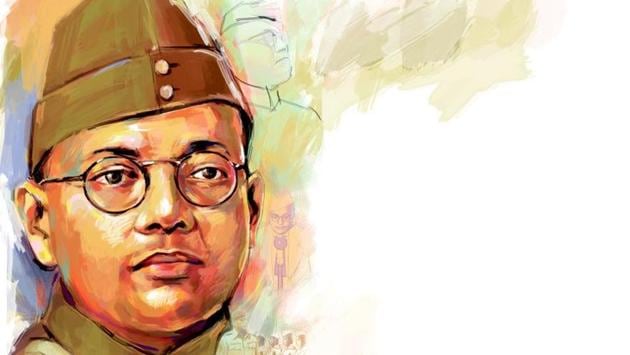 Subhas Chandra Bose’s famous slogan, ‘Tum mujhe khoon do, main tumhe azadi dunga’ - sparked patriotism in the hearts of many Indians during the fight for independence, and continues to inspire people even today.(Illustration: Biswajit Debnath)