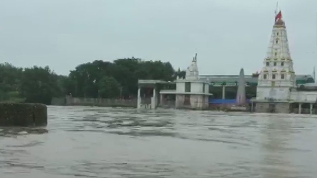 Madhya Pradesh’s Mandsaur district received very heavy rainfall on Wednesday leading to water-logging and flood-like situation in many areas. (ANI photo) Madhya Pradesh’s Mandsaur district received very heavy rainfall on Wednesday leading to water-logging and flood-like situation in many areas. (ANI photo)