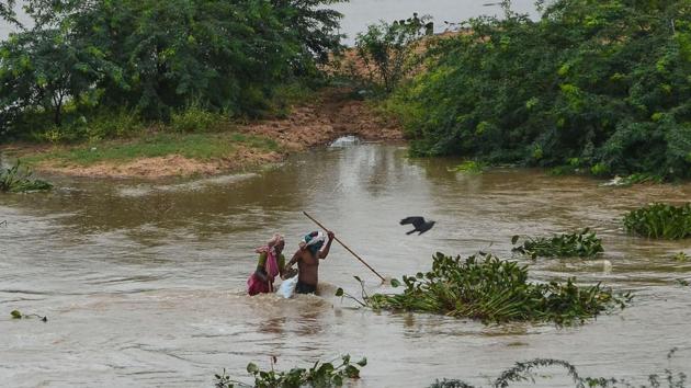 According to the Centre for Monitoring Indian Economy (CMIE), which has annual rainfall data from 1902, total rainfall in Kerala in 2018-19 was 3164.1 millimetres (mm).(PTI) According to the Centre for Monitoring Indian Economy (CMIE), which has annual rainfall data from 1902, total rainfall in Kerala in 2018-19 was 3164.1 millimetres (mm).(PTI)