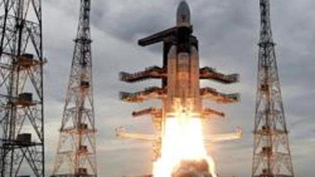 India’s second moon mission ‘Chandrayaan-2’ left the earth’s orbit early on Wednesday(AP) India’s second moon mission ‘Chandrayaan-2’ left the earth’s orbit early on Wednesday(AP)