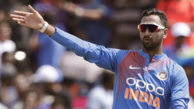 File image of India cricketer Krunal Pandya.(AP)