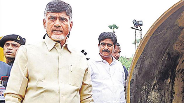 The YSRCP government in Andhra Pradesh had downgraded former Chief Minister N Chandrababu Naidu’s security in June.(HT PHOTO)