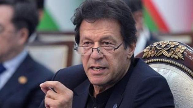 Prime Minister Imran Khan travelled to Pakistan occupied Kashmir where he was expected to issue a fresh challenge to India over its decision to scrap Article 370.(Reuters Photo)