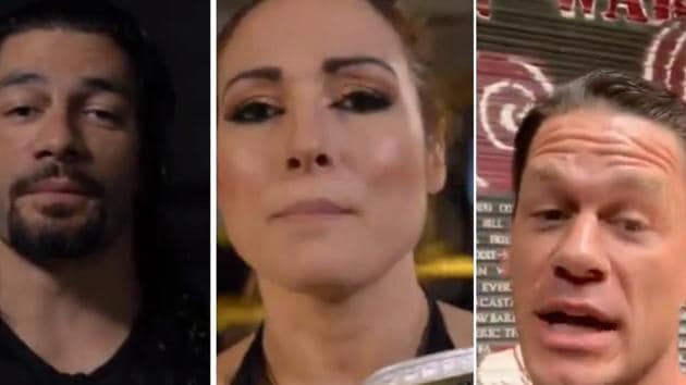 WWE superstars wish Indian fans Happy Indepdence Day. (WWE/Twitter India) WWE superstars wish Indian fans Happy Indepdence Day. (WWE/Twitter India)
