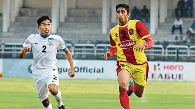 Gokulam’s Mohamed Salah (right) is eyeing an India berth.(HT Photo) Gokulam’s Mohamed Salah (right) is eyeing an India berth.(HT Photo)