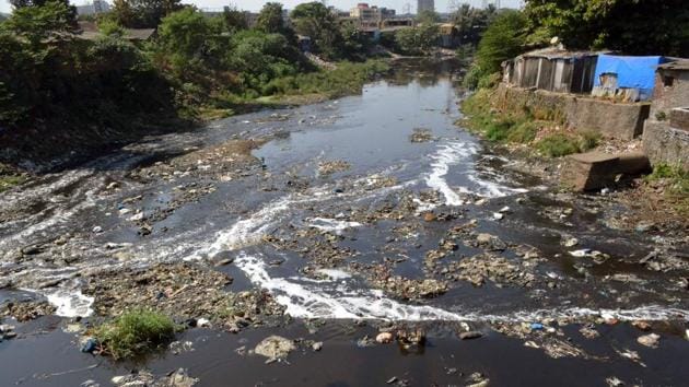 The committee will assess the impact of industrial effluents released into the Ulhas river from the Dombivli and Ambernath MIDC area and submit an inspection report by October 31.(Rishikesh Choudhary / HT File Photo)