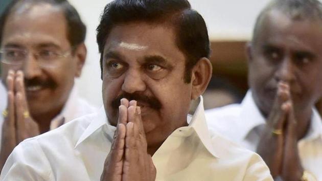 Tamil Nadu chief minister Edappadi K Palaniswami is following in the footsteps of his predecessor and late AIADMK supremo Jayalalithaa, in announcing policy decisions using the customary address on Independence Day.(PTI PHOTO.) Tamil Nadu chief minister Edappadi K Palaniswami is following in the footsteps of his predecessor and late AIADMK supremo Jayalalithaa, in announcing policy decisions using the customary address on Independence Day.(PTI PHOTO.)