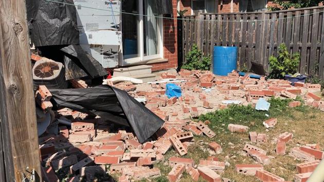 An explosion took place in an alcohol still in the house of a man, believed to be of Punjab origin, in Brampton on the outskirts of Toronto. (TYSON@P25COMMUNICATIONS) An explosion took place in an alcohol still in the house of a man, believed to be of Punjab origin, in Brampton on the outskirts of Toronto. (TYSON@P25COMMUNICATIONS)