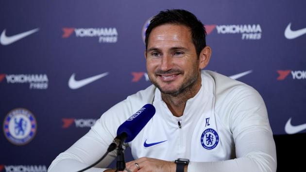 Chelsea manager Frank Lampard during the press conference. (Reuters) Chelsea manager Frank Lampard during the press conference. (Reuters)