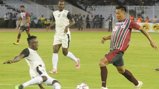File image of Mohun Bagan in action in Durand Cup. (Samir Jana/HT Photo) File image of Mohun Bagan in action in Durand Cup. (Samir Jana/HT Photo)