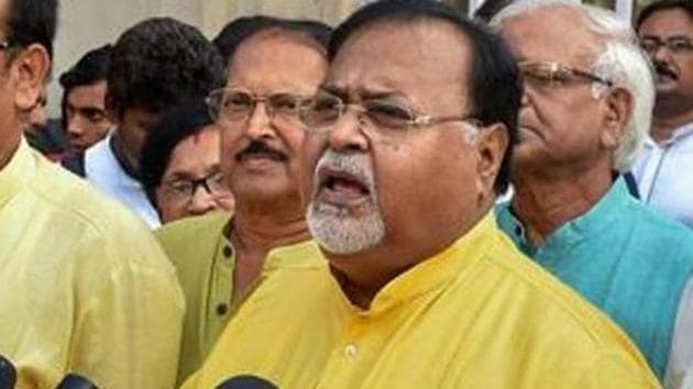 Bengal education minister Partha Chatterjee was questioned for about four hours at the agency’s Salt Lake office.(PTI PHOTO.)