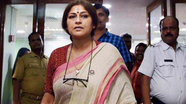 West Bengal BJP president Dilip Ghosh Friday accused Trinamool Congress of trying to politicize the accident of Roopa Ganguly’s son.(PTI image)