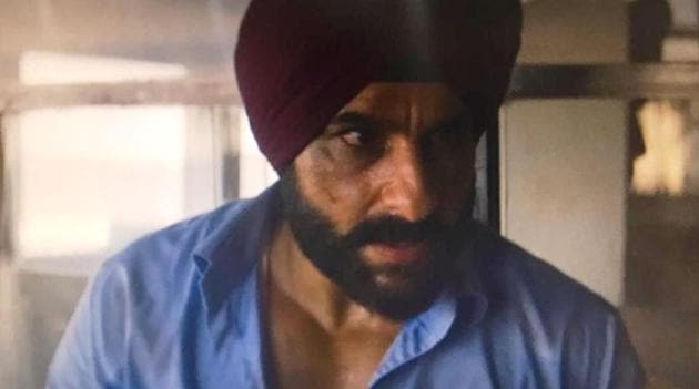 Saif Ali Khan plays Sartaj Singh on Sacred Games.