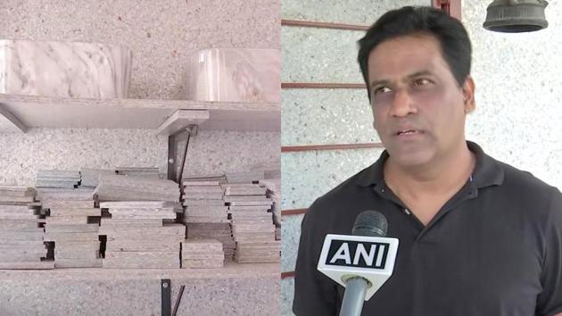 Prashant Lingam and his wife Aruna have decade-long experience in designing houses.(Twitter/@ANI)