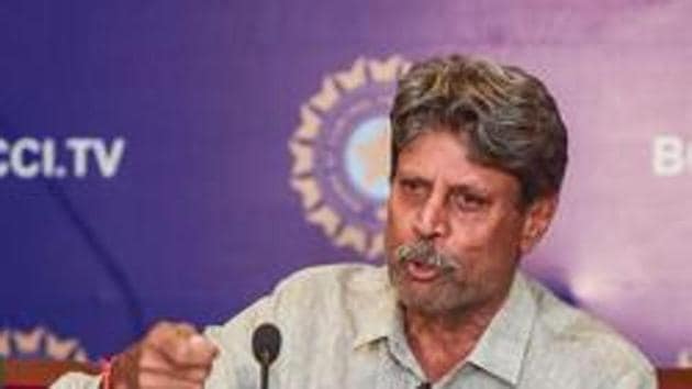 File image of former India captain and CAC member Kapil Dev.(PTI)