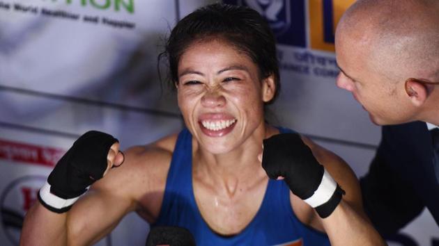 File photo of Mary Kom. (Vipin Kumar /HT PHOTO) File photo of Mary Kom. (Vipin Kumar /HT PHOTO)