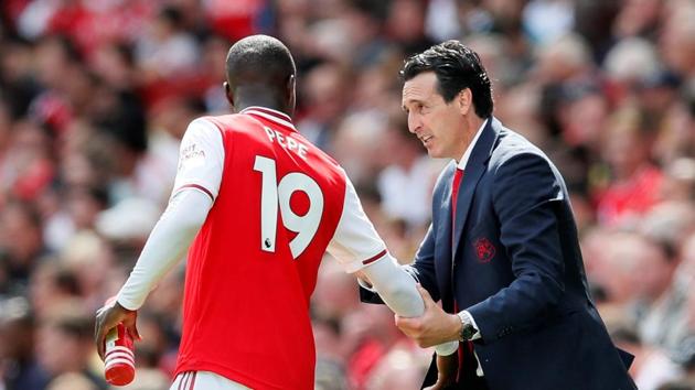 Arsenal manager Unai Emery. (REUTERS) Arsenal manager Unai Emery. (REUTERS)