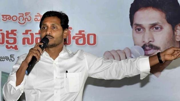 Andhra Pradesh chief minister YS Jagan Mohan Reddy’s government issued ‘pre-closure’ notice to Navayuga stating that its contract was terminated, following a recommendation made by an eight-member expert committee.(PTI PHOTO.)
