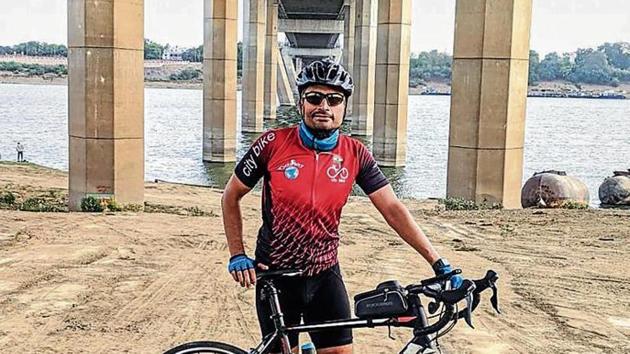 Cyclist Manish Mishra(Sourced)