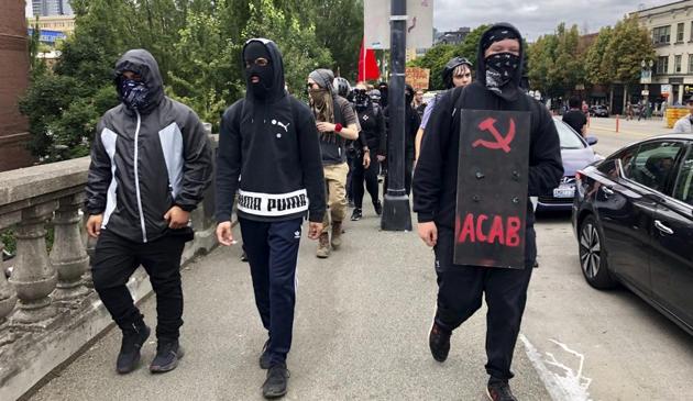 In the days leading up to the event, Portland Mayor Ted Wheeler said people who espoused hate or engaged in violence were “not welcome.”(AP) In the days leading up to the event, Portland Mayor Ted Wheeler said people who espoused hate or engaged in violence were “not welcome.”(AP)
