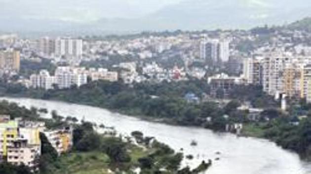 Water release from a dam in Maharashtra. (HT Photo) Water release from a dam in Maharashtra. (HT Photo)