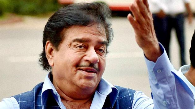 Former BJP MP from Patna Sahib Shatrughan Sinha had joined Congress ahead of the Lok Sabha elections this year.(PTI FILE PHOTO)