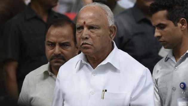 Karnataka Chief Minister B S Yediyurappa on Sunday said he will order a CBI probe into the allegations citing demands by several Congress leaders.(HT Photo)