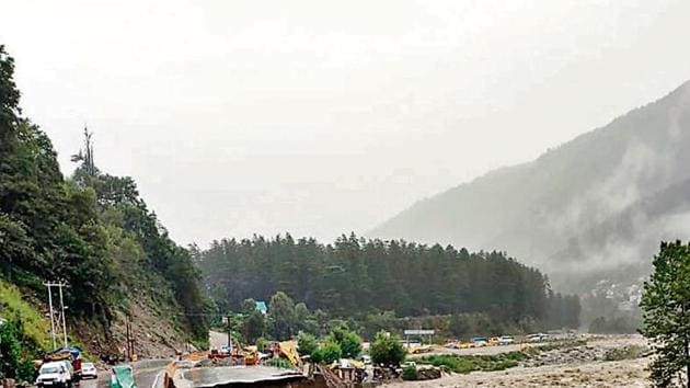 Himachal Pradesh received the highest ever rainfall in 24 hours, since records were kept almost 70 years ago, the IMD said in a statement.(ANI)