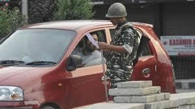 There have been no incidents of large-scale violence in the Valley but a number of protests have rocked Srinagar, leaving at least seven people injured. (HT FILE) There have been no incidents of large-scale violence in the Valley but a number of protests have rocked Srinagar, leaving at least seven people injured. (HT FILE)