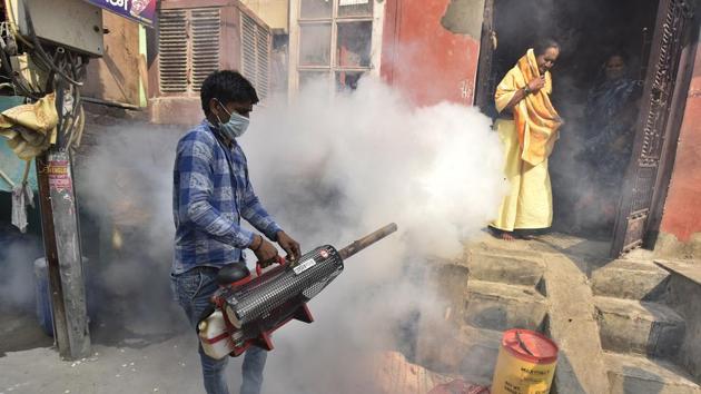 The number of malaria cases has been double than that of dengue since the beginning of this year, Municipal Corporation of Delhi (MCD) data released on Monday said.(Raj K Raj/HT PHOTO)