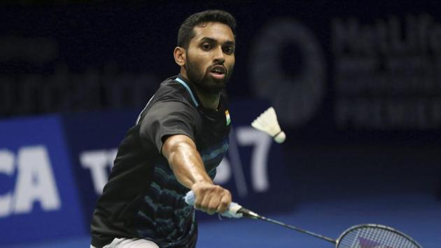 File photo of H.S. Prannoy at Indonesia Open.(AP)