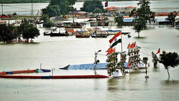Accusing India of waging “fifth-generation warfare”, Pakistan said on Monday New Delhi had failed to inform it about the release of water from a dam that could cause flooding across the border.(ANI Photo) Accusing India of waging “fifth-generation warfare”, Pakistan said on Monday New Delhi had failed to inform it about the release of water from a dam that could cause flooding across the border.(ANI Photo)