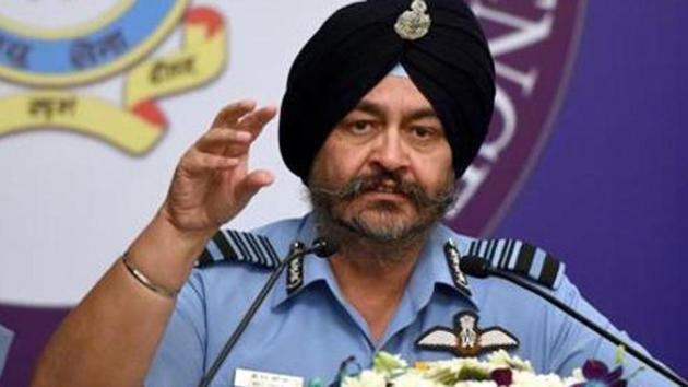 Air Chief Marshal Birender Singh Dhanoa .(HT PHOTO)