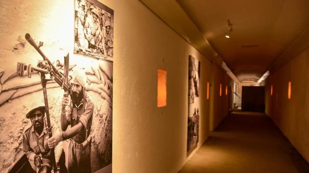 After the structural audit, the strengthening of the bunker’s structure was carried out and then, the design of the museum chalked out. The museum has retained the original features of the bunker and will narrate the history of the Raj Bhavan as well as Maharashtra’s rich martial heritage using holographic projection technology. (Kunal Patil / HT Photo)