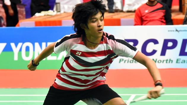Ashmita Chaliha in action. (HT Photo) Ashmita Chaliha in action. (HT Photo)