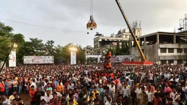The DHSS had last year approved the plan to provide a life cover of Rs10 lakh for each Govinda.(HT image) The DHSS had last year approved the plan to provide a life cover of Rs10 lakh for each Govinda.(HT image)