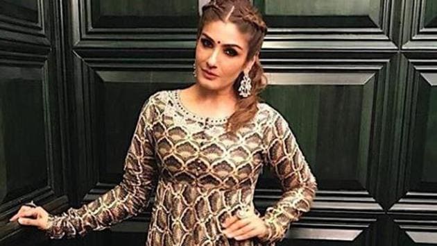 Raveena Tandon gears up to attend the Entertainment and Trade Awards in Mumbai. Raveena Tandon gears up to attend the Entertainment and Trade Awards in Mumbai.