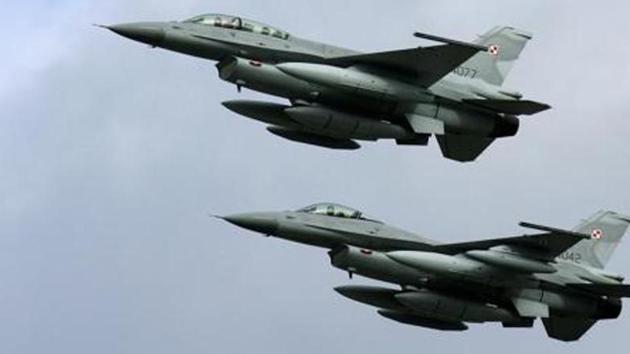 File photo of F-16 fighter jets.(Reuters photo)