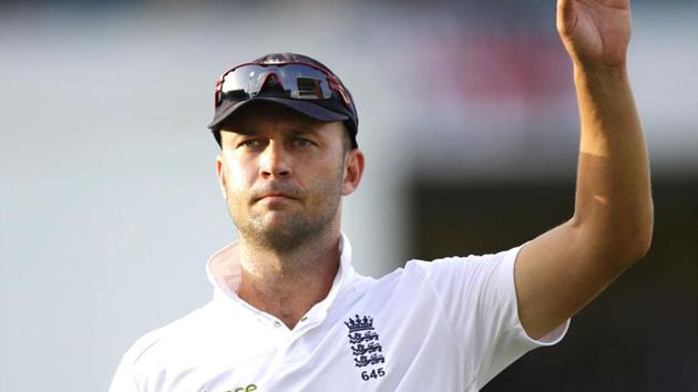 England's Jonathan Trott has announced his retirement from international cricket.(AP) England's Jonathan Trott has announced his retirement from international cricket.(AP)