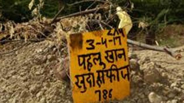 The place where Pehlu Khan is buried in Haryana.(HT File Photo) The place where Pehlu Khan is buried in Haryana.(HT File Photo)