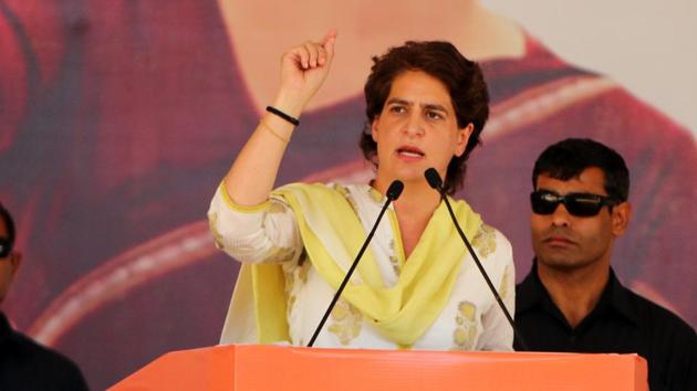 Congress general secretary Priyanka Gandhi Vadra tweeted support for former finance minister P Chidambaram who is facing arrest in the INX Media case.(HT File Photo) Congress general secretary Priyanka Gandhi Vadra tweeted support for former finance minister P Chidambaram who is facing arrest in the INX Media case.(HT File Photo)
