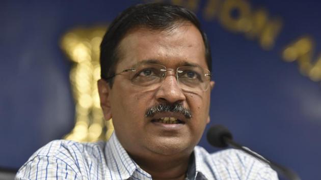After Kejriwal was slapped in May this year during the general election campaign, he had alleged on Twitter that there was a conspiracy to get him murdered by his own personal security officer.(Sonu Mehta/HT PHOTO)