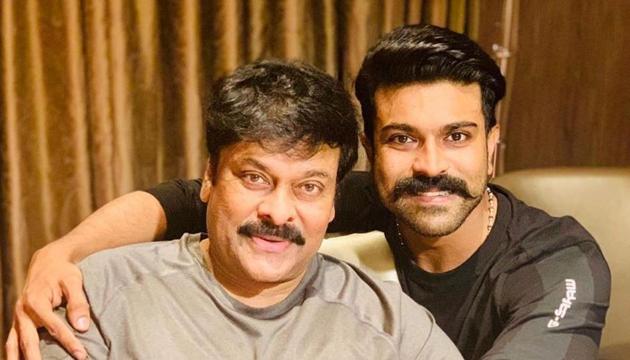 Ram Charan (right) has produced Chiranjeevi starrer Sye Raa Narasimha Reddy.(Instagram)