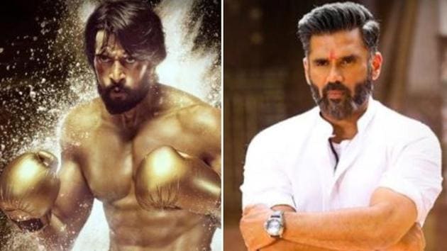 Pailwaan stars Kichcha Sudeep and Suniel Shetty in lead roles.(Instagram)