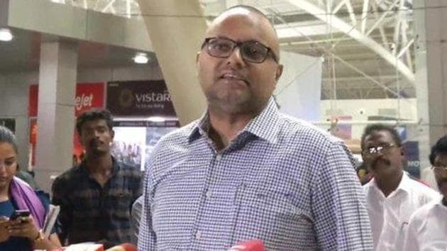 Karti said there was no legal necessity for P Chidambaram to appear before the CBI in connection with the INX media case. (ANI Photo) Karti said there was no legal necessity for P Chidambaram to appear before the CBI in connection with the INX media case. (ANI Photo)