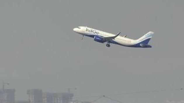 During January to July 2019 period, IndiGo carried 56.93 lakh passengers, with a 47.8% market share, while SpiceJet flew 18.48 lakh passengers, with a 15.5% market share.(Pratham Gokhale/HT Photo) During January to July 2019 period, IndiGo carried 56.93 lakh passengers, with a 47.8% market share, while SpiceJet flew 18.48 lakh passengers, with a 15.5% market share.(Pratham Gokhale/HT Photo)