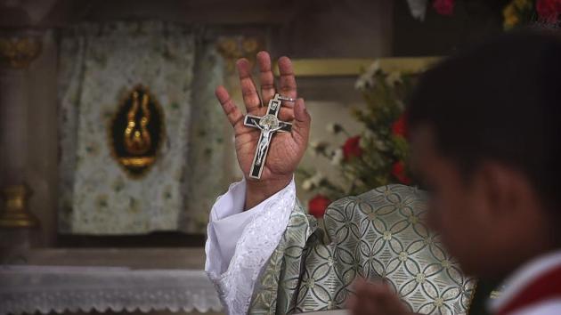 Expelled nun Lucy Kalapura, one of the first to speak out against former Jallandhar bishop Franco Mullakkal who is facing rape charges brought by a nun, filed a police compliant against a priest of the Mananthawady diocese in Wayanad.(AP) Expelled nun Lucy Kalapura, one of the first to speak out against former Jallandhar bishop Franco Mullakkal who is facing rape charges brought by a nun, filed a police compliant against a priest of the Mananthawady diocese in Wayanad.(AP)